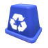 Eco Blue Recycling Bin Hat