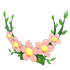 Flower Wreath Pin