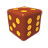 Custom Caramel Dice