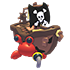 Pirate Hermit Crab
