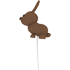 Chocolate Bunny Balloon