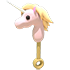 Golden Maned Unicorn Rattle