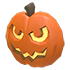 Halloween Orange Pumpkin Flying Disc
