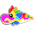 Rainbow Dragon Kite