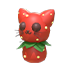 Strawberry Kitty Throw Toy