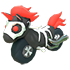 Halloween Black Ponycycle